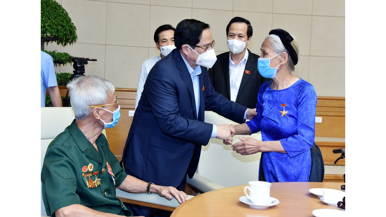 越南党和国家一向关注对革命有功者的优抚安置工作